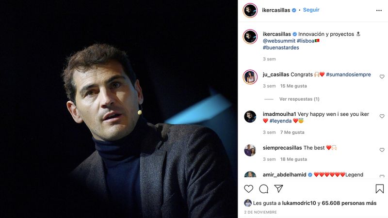 Iker Casillas nº5 más seguidos